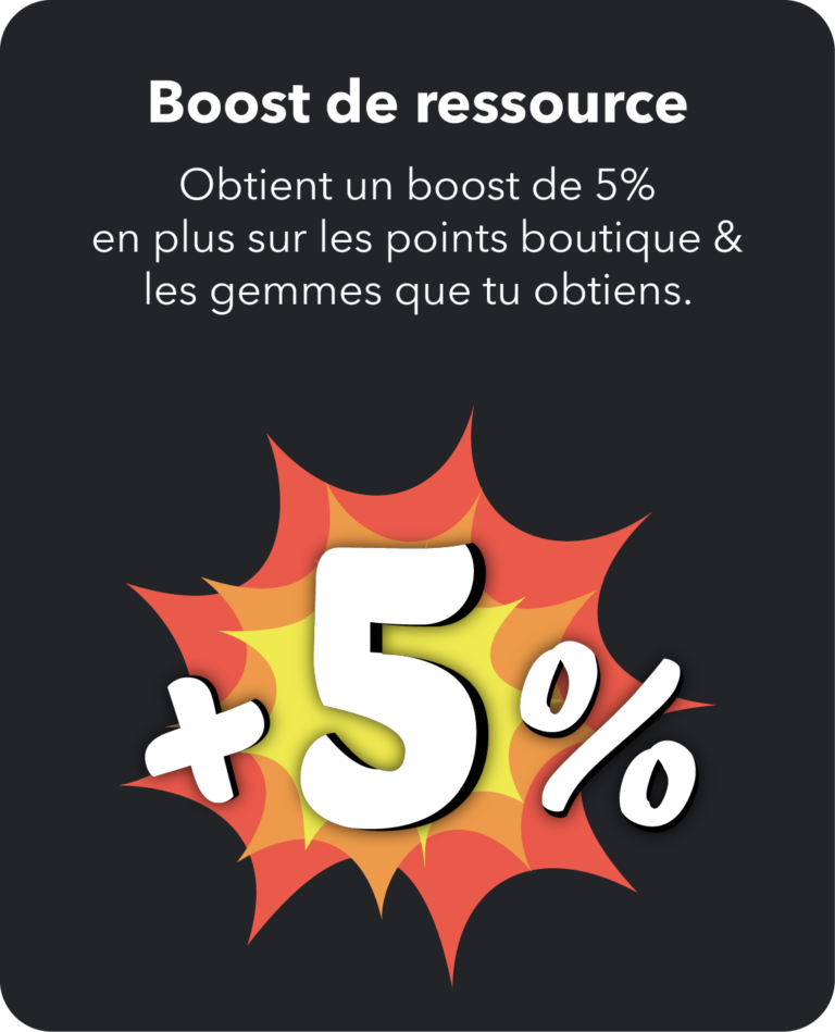 BoostRécompense